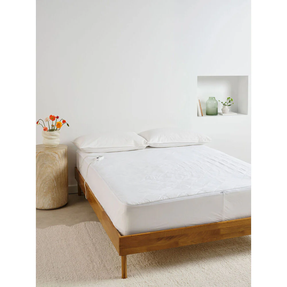 Linen House Quilted Multi-Zone Electric Blanket with Left-Hand Control – Cream (Long Single) - Image 2