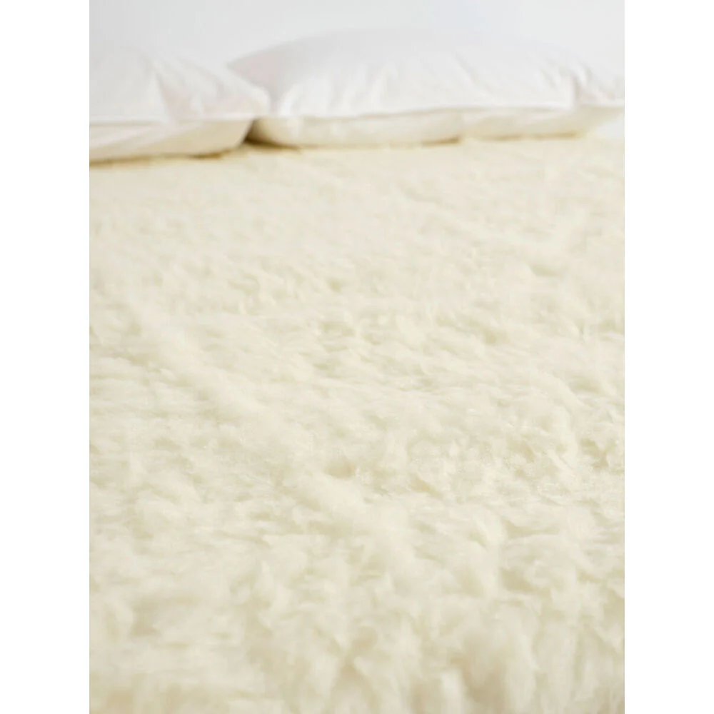 Linen House Wool Long Electric Blanket - Cream (King Single) - Image 5