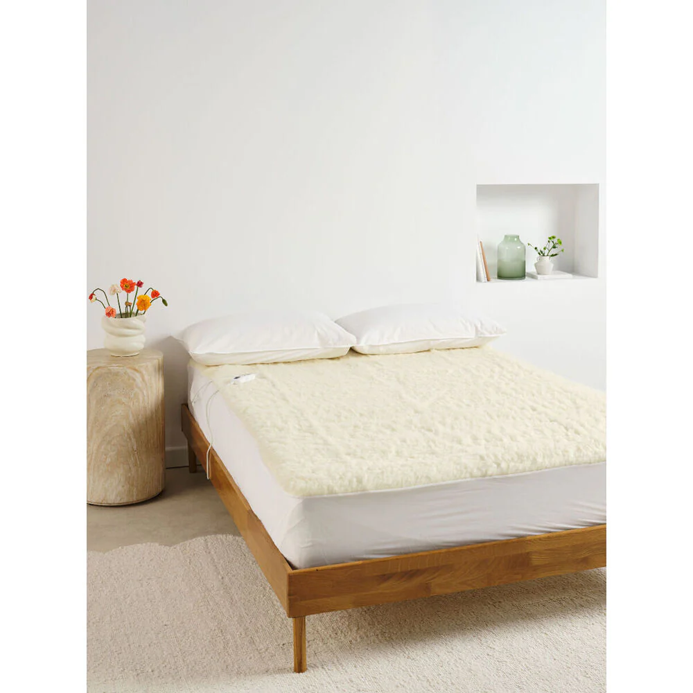 Linen House Woolen Multi-Zone Electric Blanket with Left-Hand Control – Cream (Long Single) - Image 2