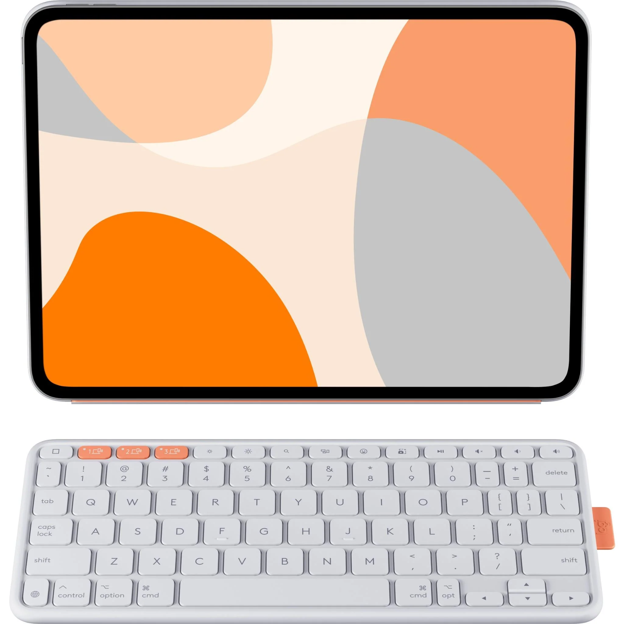 Logitech Flip Folio for iPad Pro 11" M4 & Air 11" M4/M3/M2 & 5th Gen (Pale Grey) - Image 3