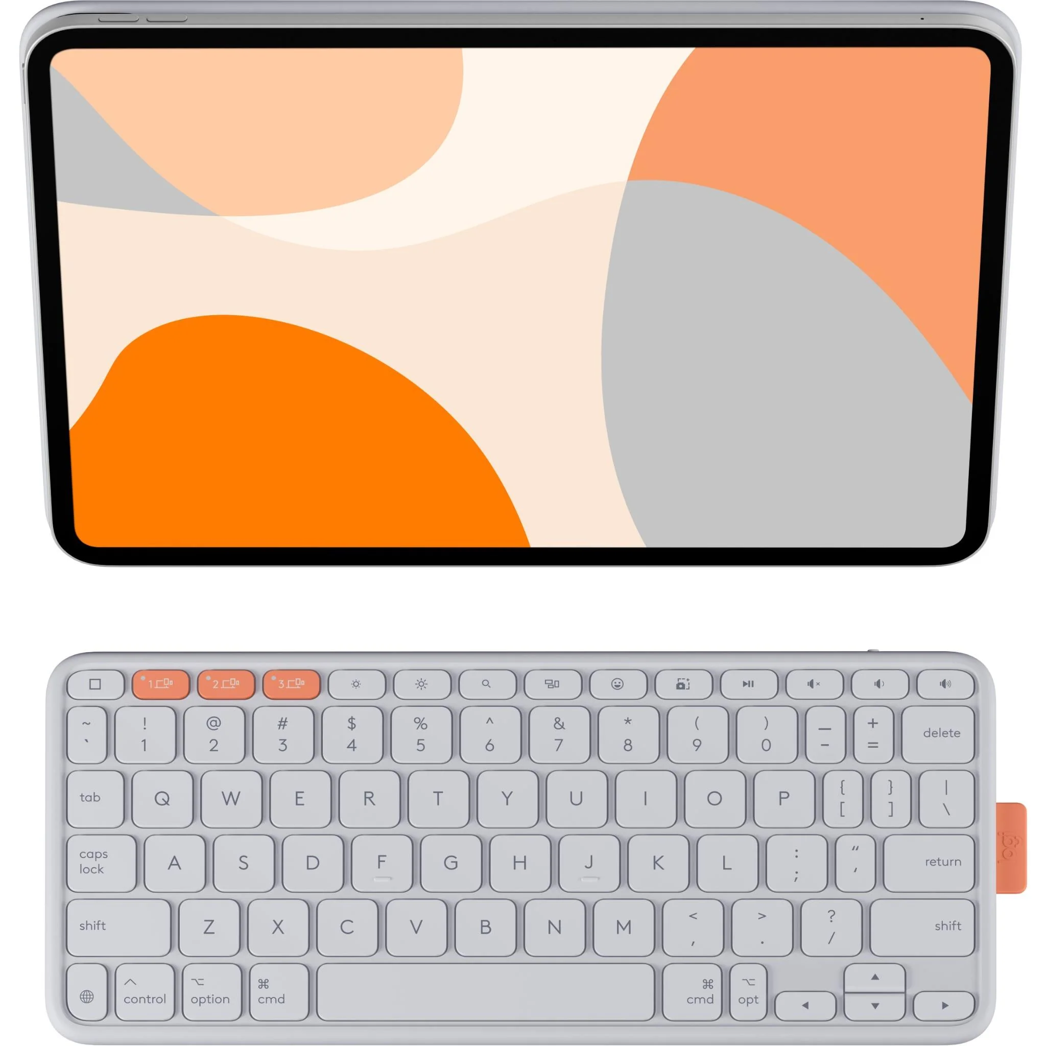 Logitech Flip Folio for iPad Pro 11" M4 & Air 11" M4/M3/M2 & 5th Gen (Pale Grey) - Image 8