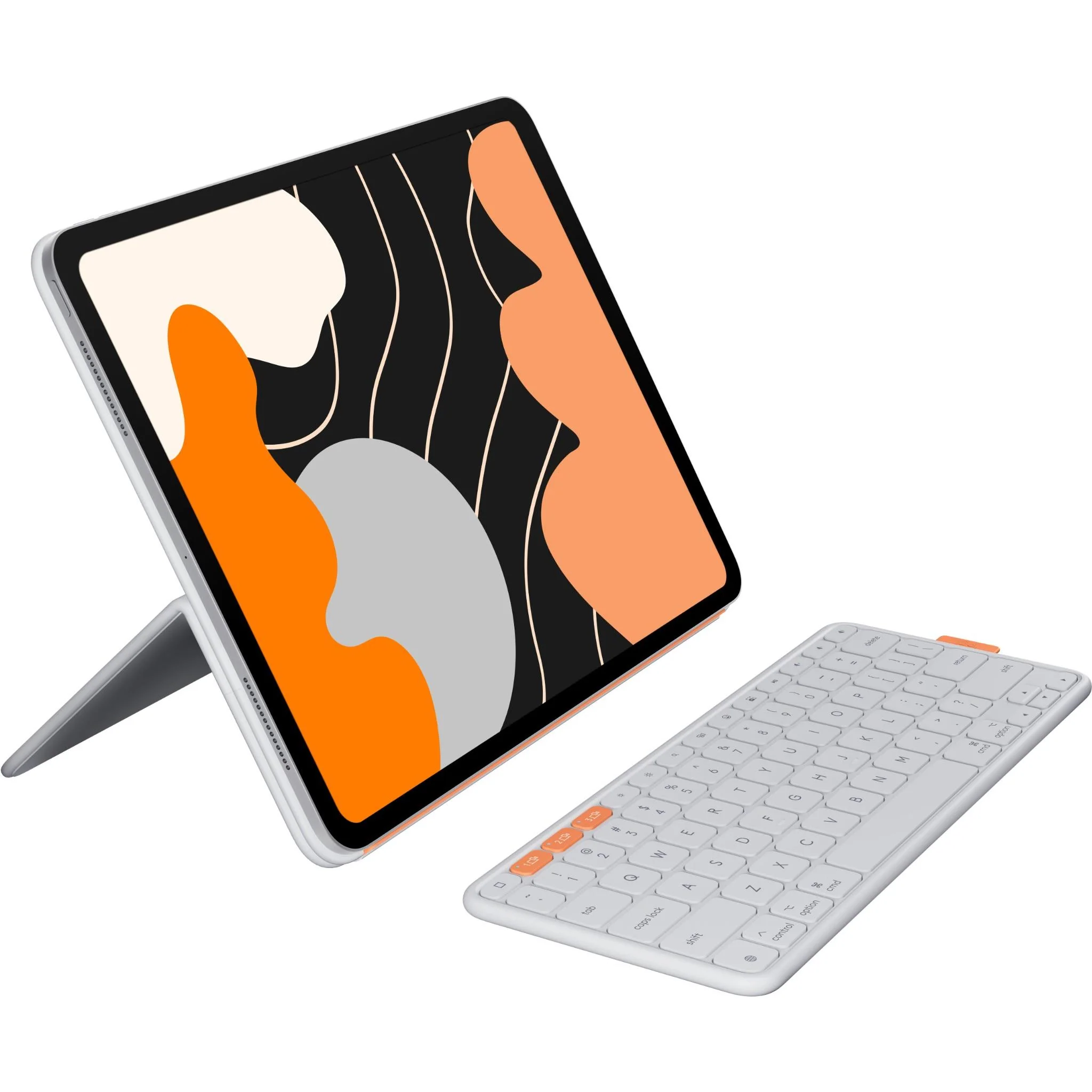 Logitech Flip Folio for iPad Pro 13" M4 & Air 13" M4/M3/M2  (Pale Grey) - Image 5