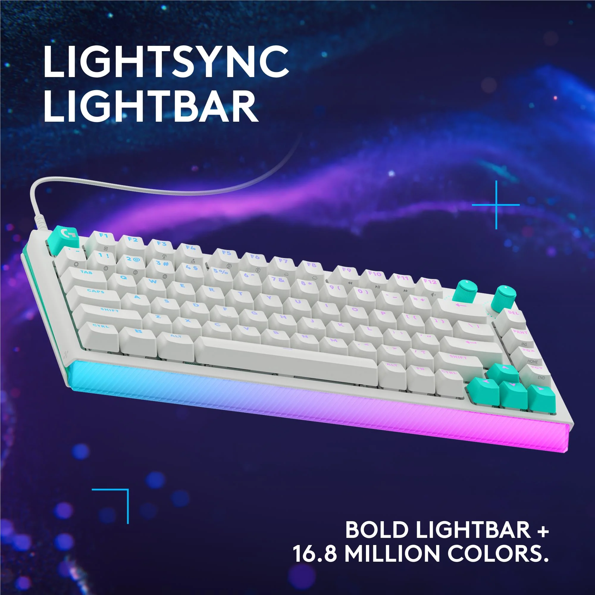 Logitech G G512 X 75 Mechanical Gaming Keyboard (White) - Image 8