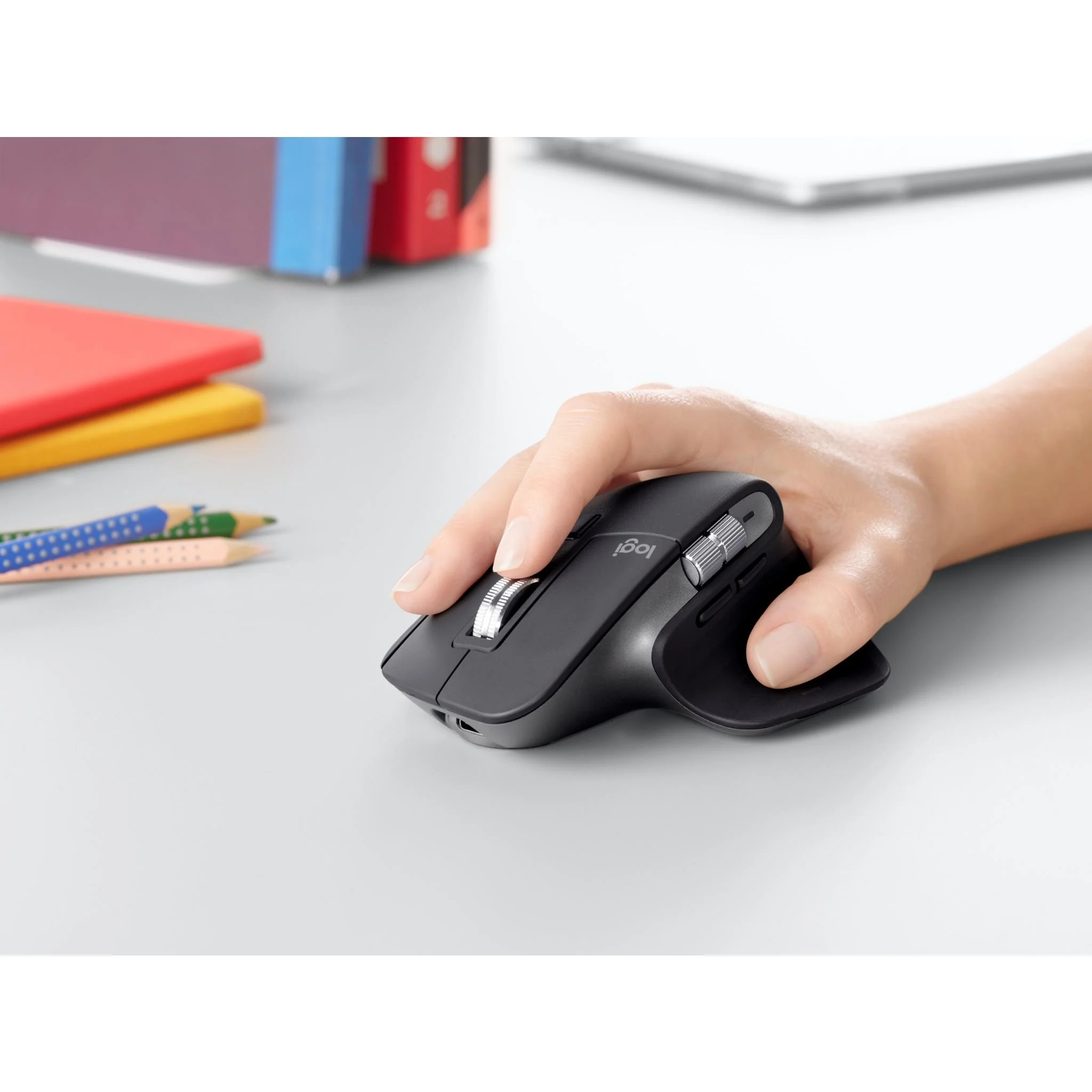 Logitech MX Master 3s Performance Wireless Mouse (Graphite) - Image 8