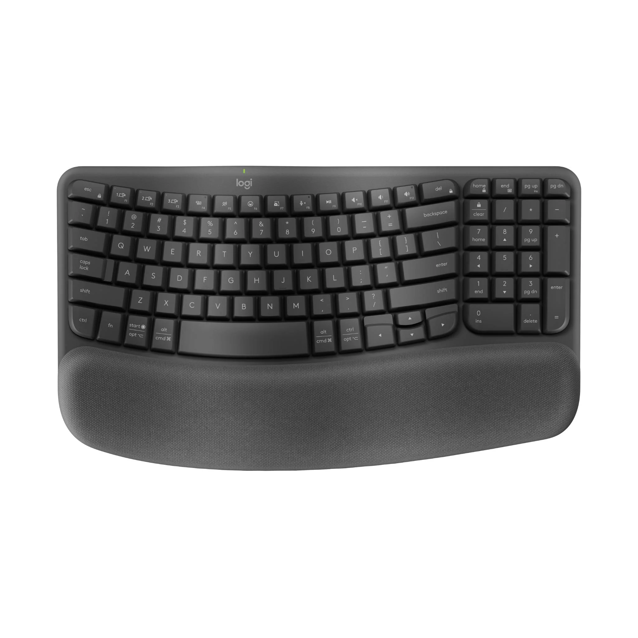 Logitech Wave Keys and Lift Keyboard and Mouse (Graphite) - Image 3