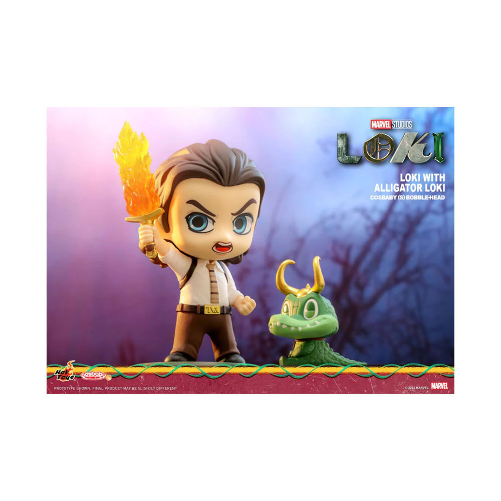 Loki (TV) Marvel Movie Alligator Loki Cosbaby Action Figure Toy 11.50cm - Image 2