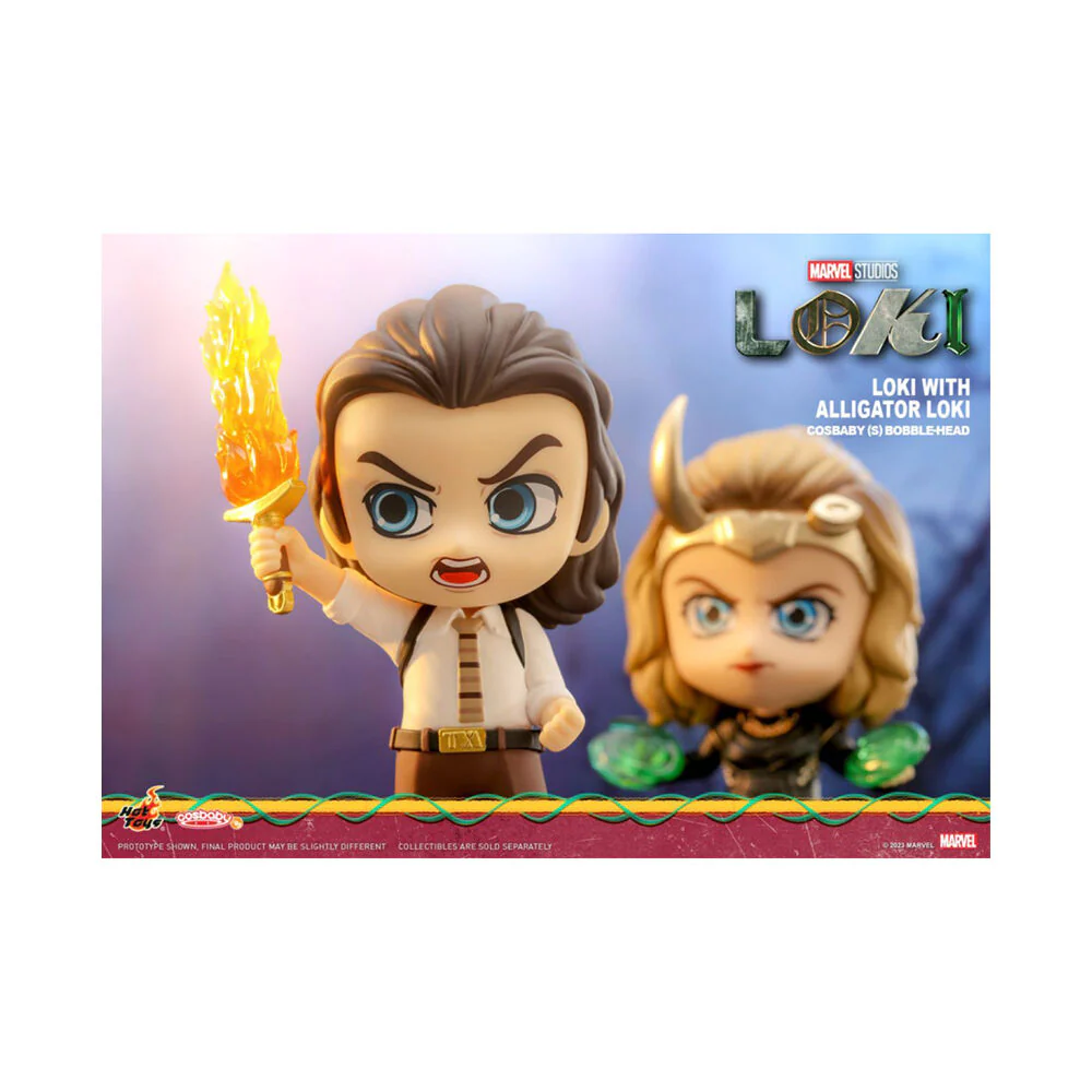 Loki (TV) Marvel Movie Alligator Loki Cosbaby Action Figure Toy 11.50cm - Image 3