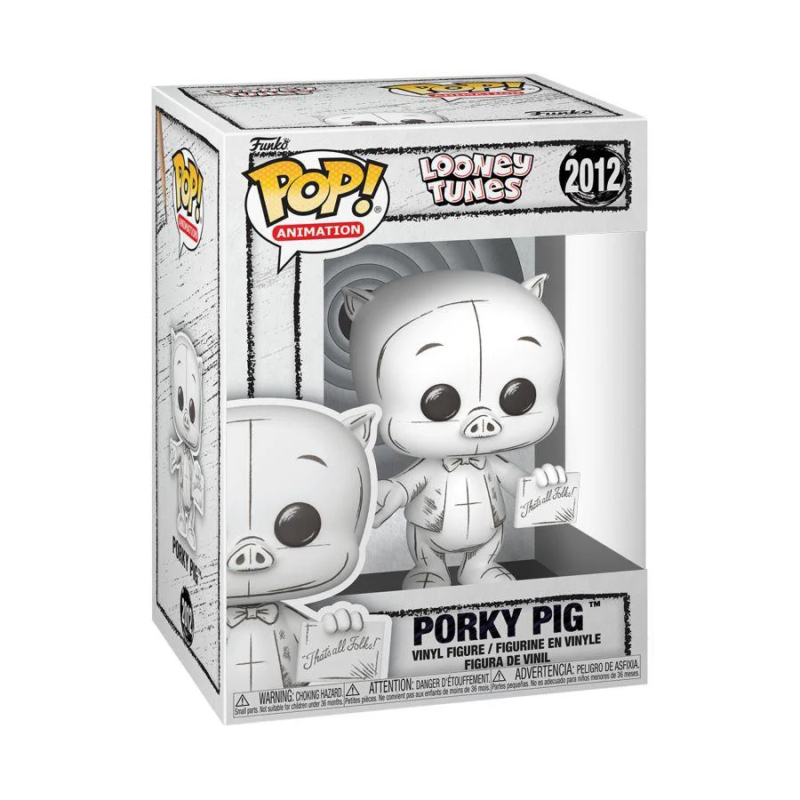 Looney Tunes: Sketched - Porky Pig Pop! Vinyl - Image 2