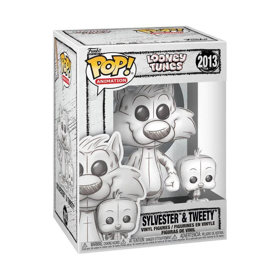 Looney Tunes: Sketched - Sylvester & Tweety Pop! Vinyl - Image 2
