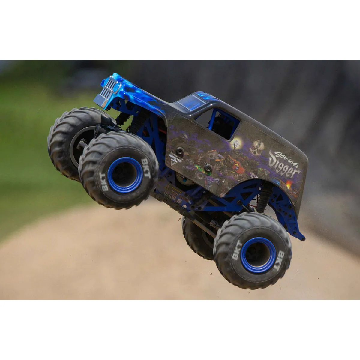 Losi Mini LMT Son Uva Digger RC Truck - Blue - Image 2