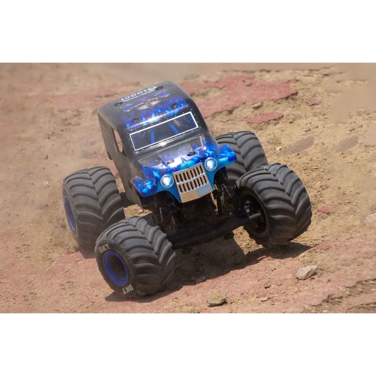 Losi Mini LMT Son Uva Digger RC Truck - Blue - Image 9