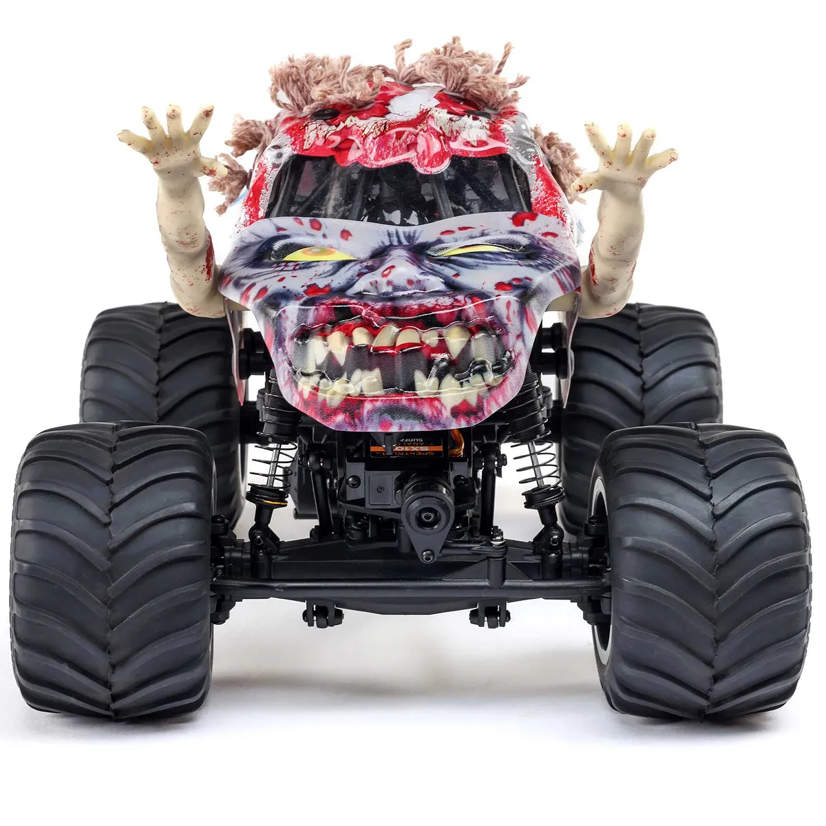 Losi Mini LMT Zombie Monster Truck RTR - Red - Image 5