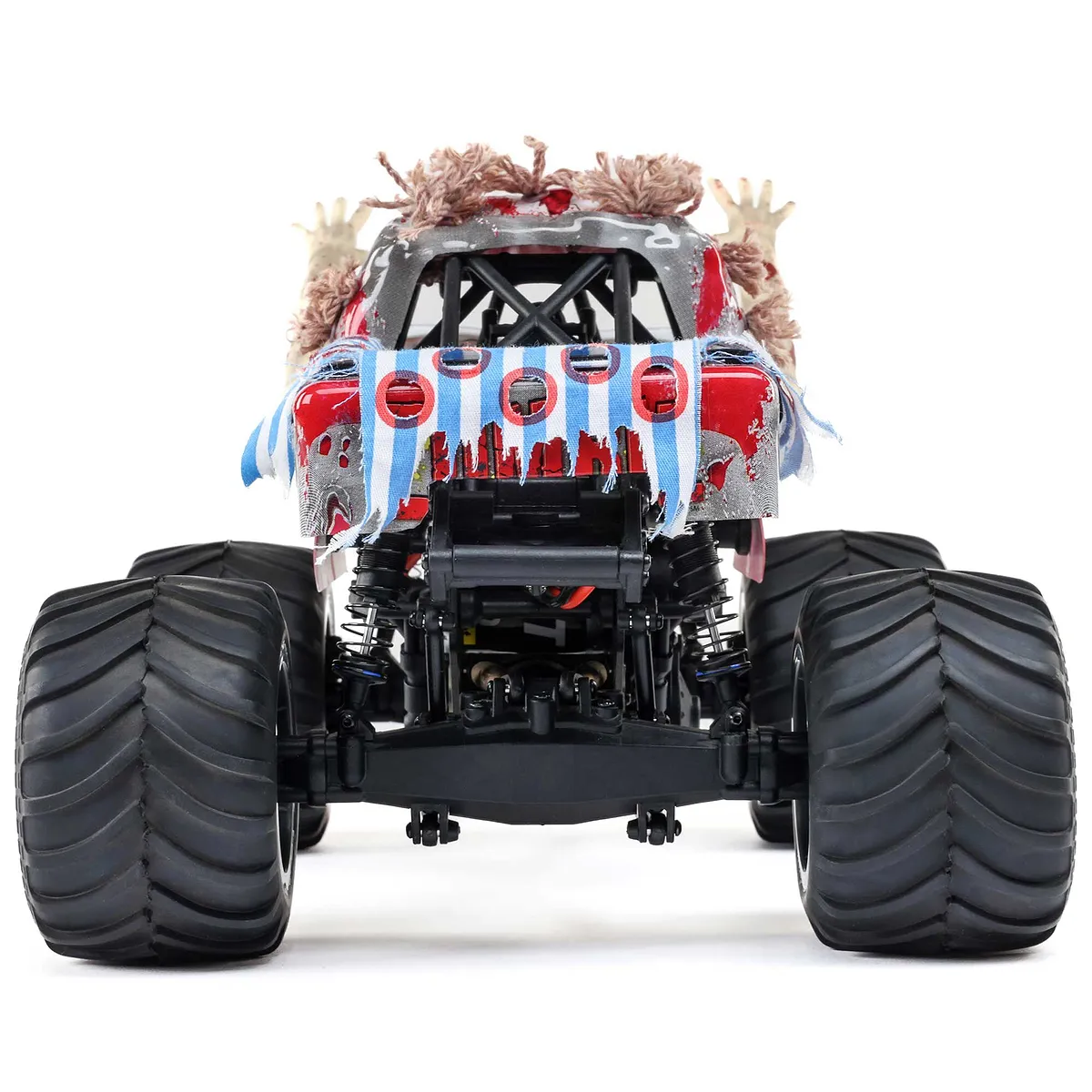Losi Mini LMT Zombie Monster Truck RTR - Red - Image 6