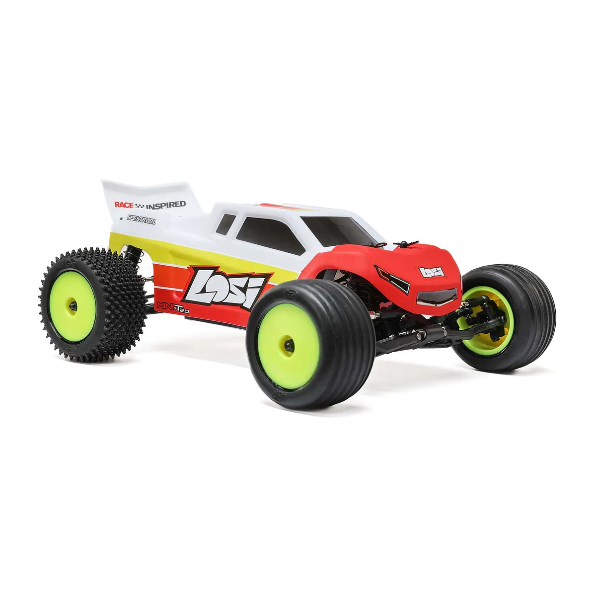 Losi Mini-T 2.0 RC Stadium Truck Electric Brushless 2WD 1/18 Scale RTR - Red - Image 3
