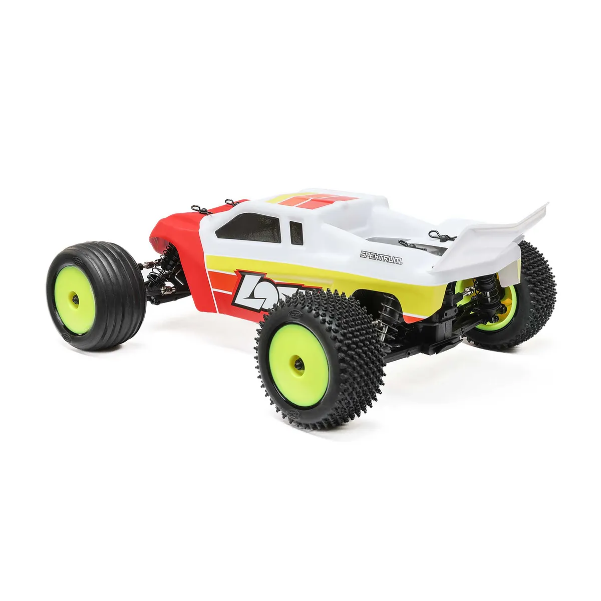 Losi Mini-T 2.0 RC Stadium Truck Electric Brushless 2WD 1/18 Scale RTR - Red - Image 4
