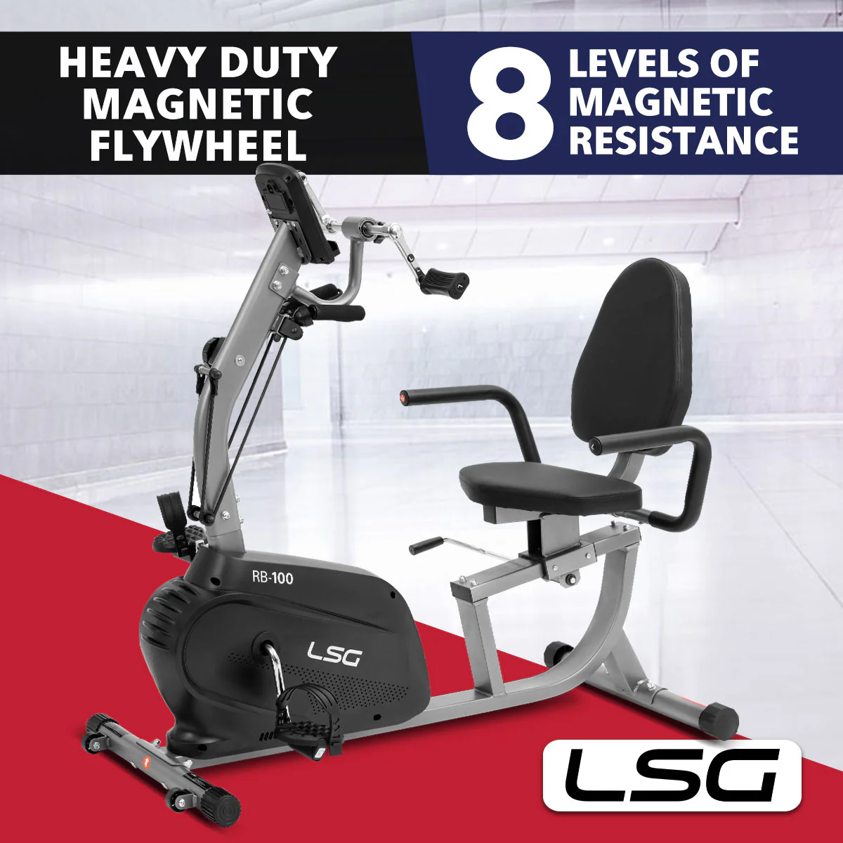 LSG Fitness RB-100 Recumbent Bike - Image 2