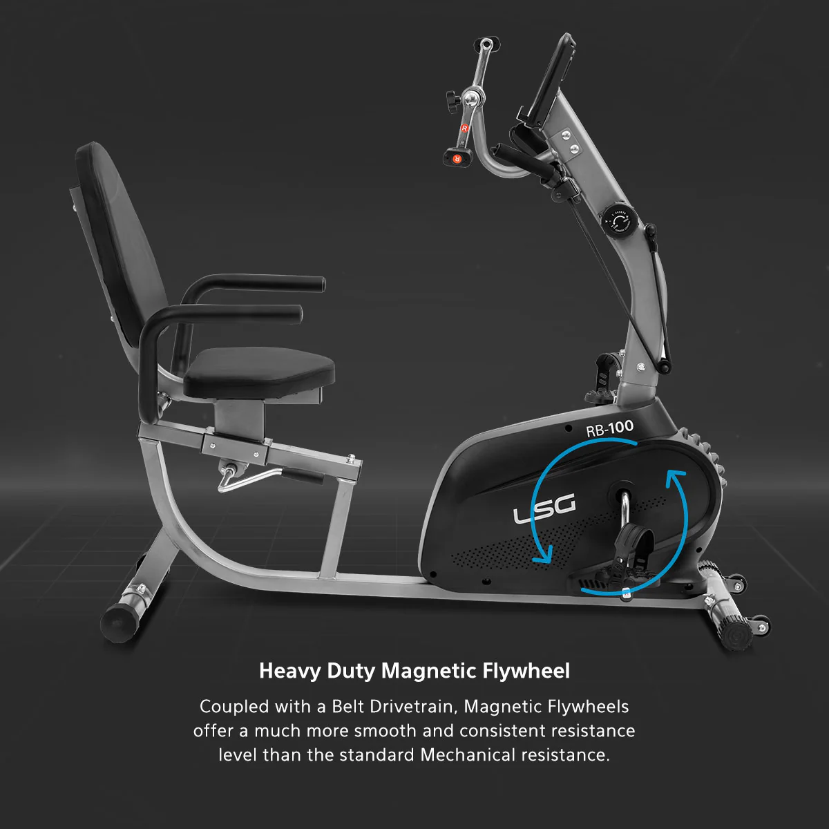 LSG Fitness RB-100 Recumbent Bike - Image 4