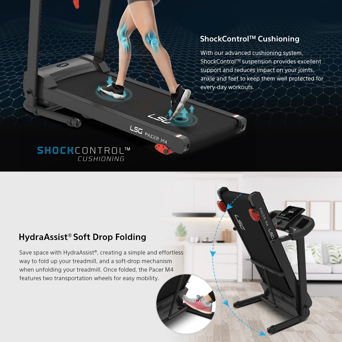 LSG Pacer M4 Treadmill - Image 8