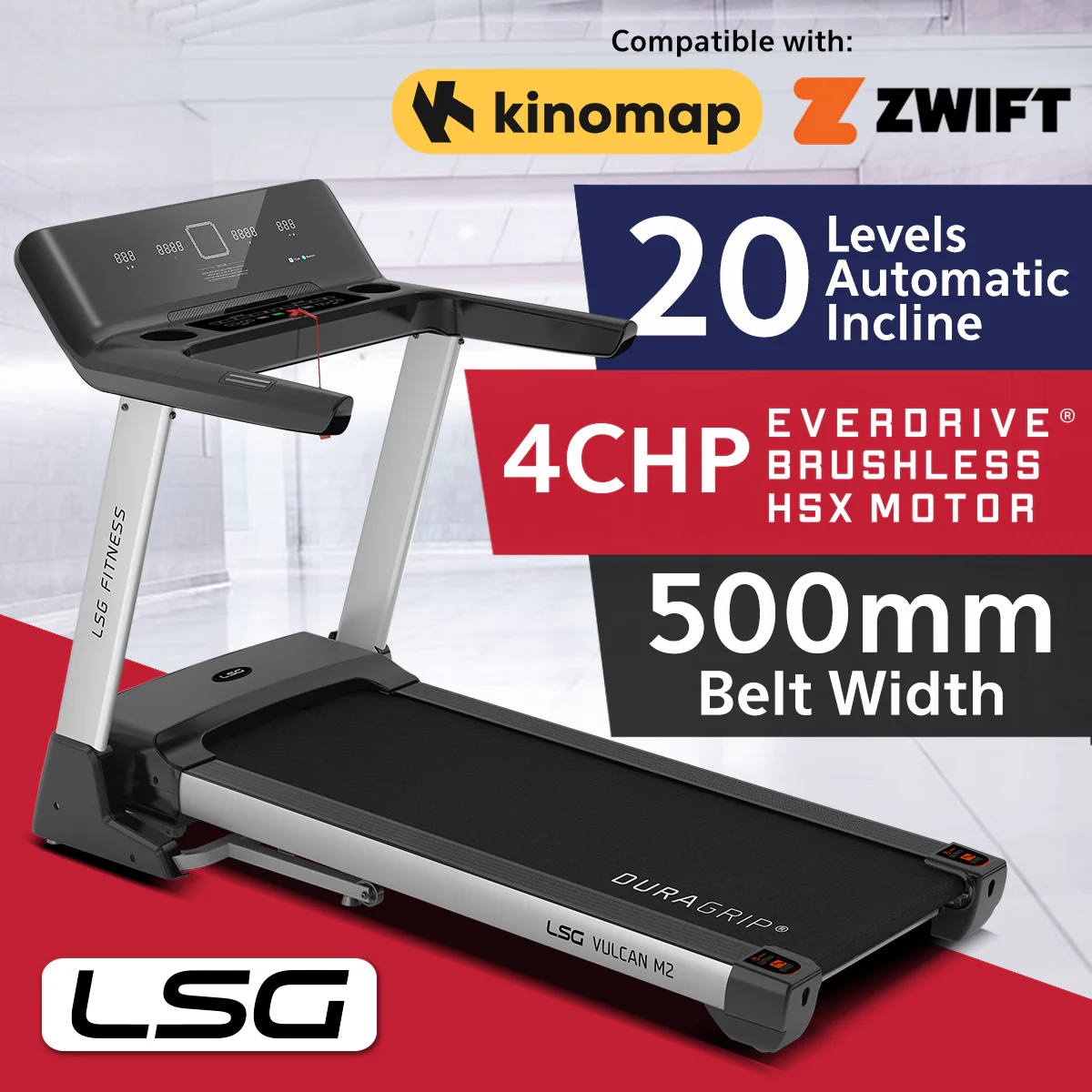 LSG VULCAN M2 Treadmill - Image 2
