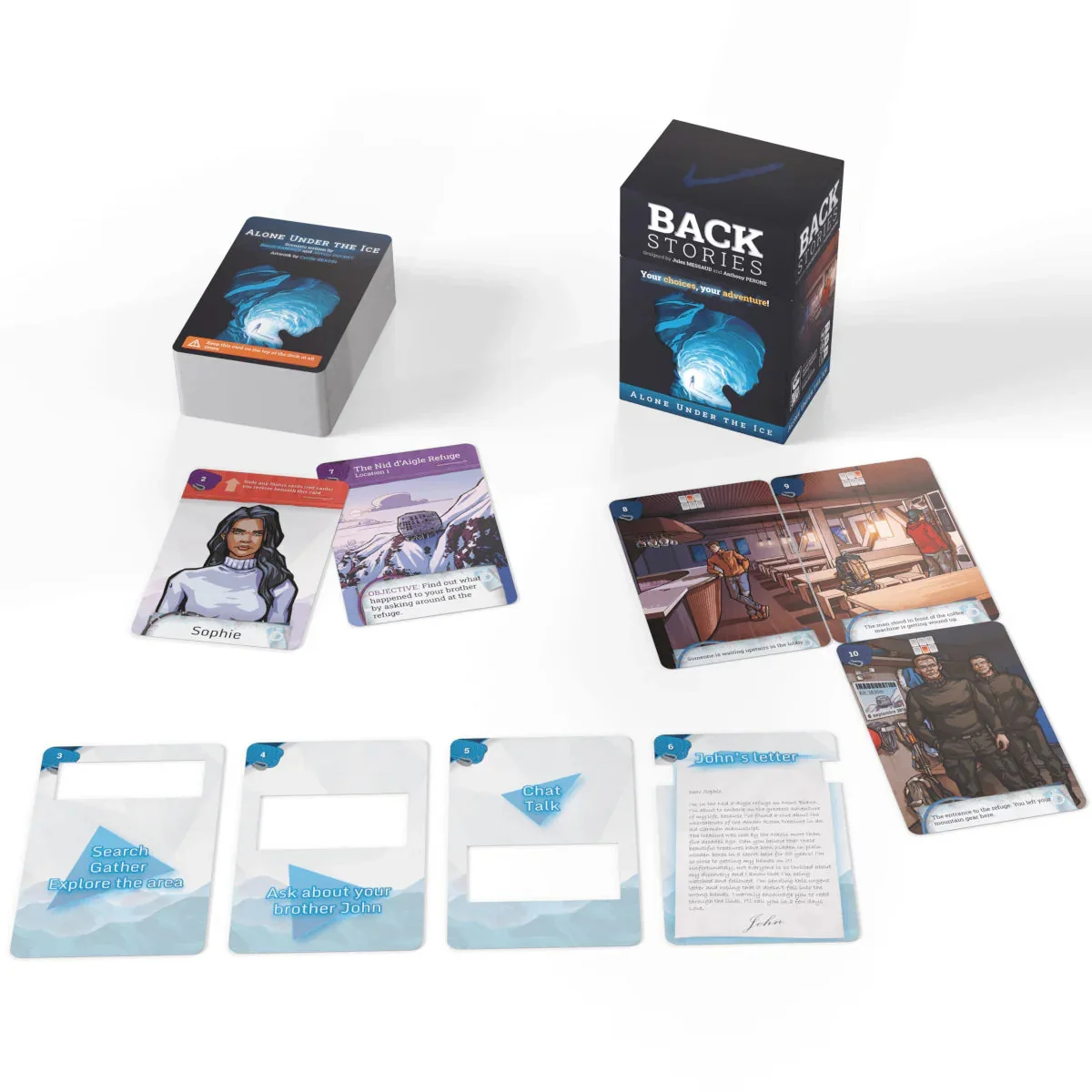 Lucky Duck Games Backstories: Alone Under the Ice Tabletop Game - Image 3