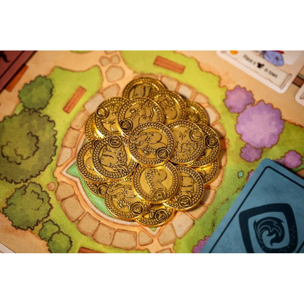 Lucky Duck Games Flamecraft New Metal Coins - Image 3