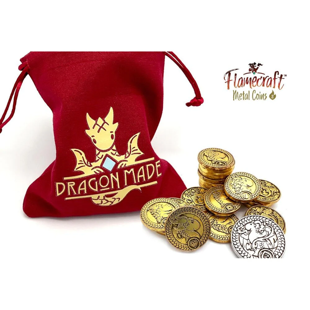 Lucky Duck Games Flamecraft New Metal Coins - Image 4