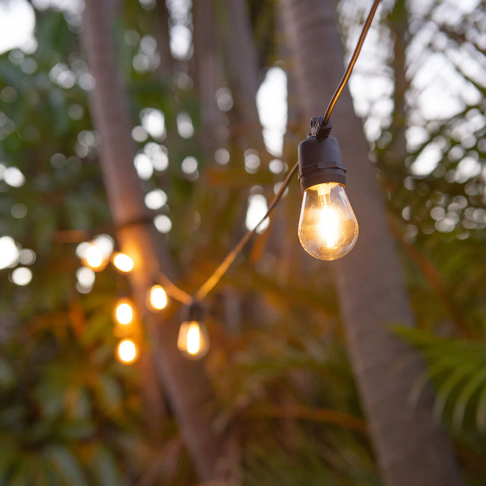 LumiFX 10 Bulb Festoon Lights 8 Lighting Effects 10m Warm White - Image 4