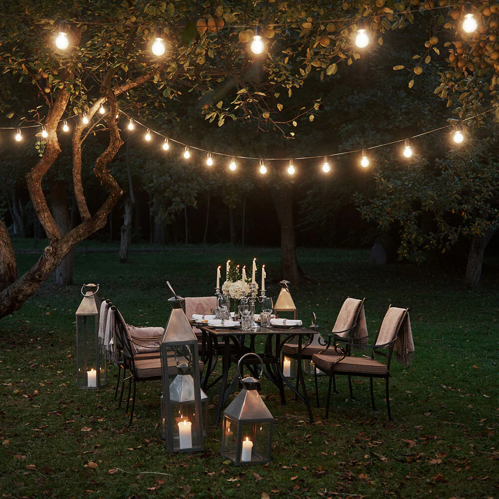 LumiFX 10 Bulb Festoon Lights 8 Lighting Effects 10m Warm White - Image 8