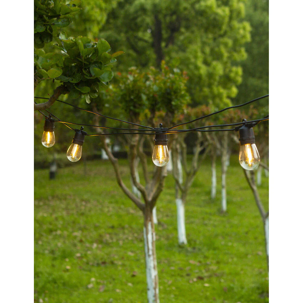 LumiFX 20 Bulb LED WIFI Smart Festoon Lights 20m Warm White - Image 9