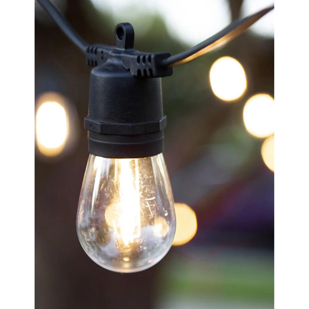 LumiFX 50 Bulb LED WIFI Smart Festoon Lights 20m Warm White - Image 4