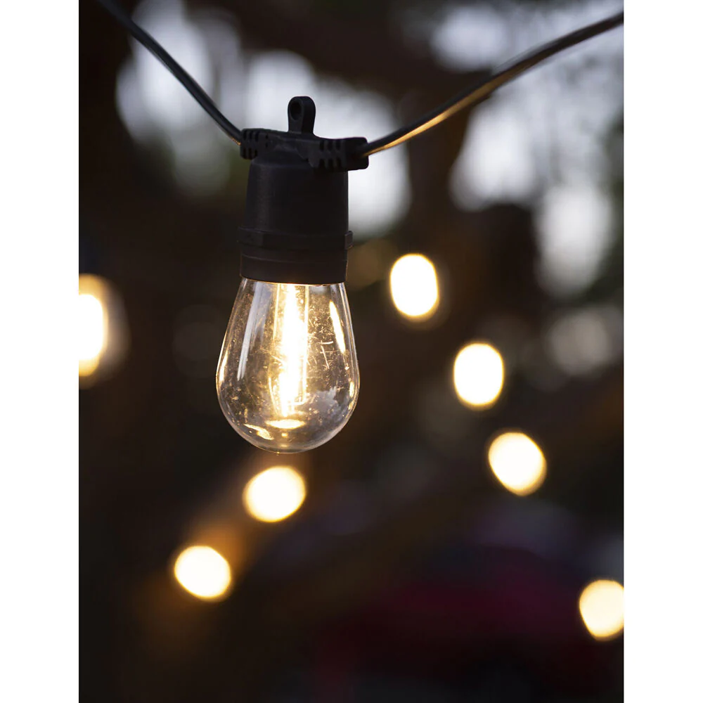 LumiFX 50 Bulb LED WIFI Smart Festoon Lights 20m Warm White - Image 5