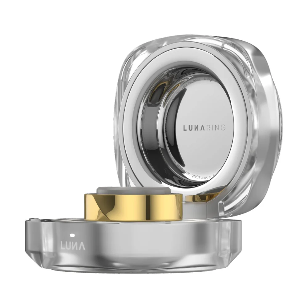 Luna Smart Ring Gen 2 Health Sleep Tracker Titanium Size 11 Sunlit Gold - Image 3
