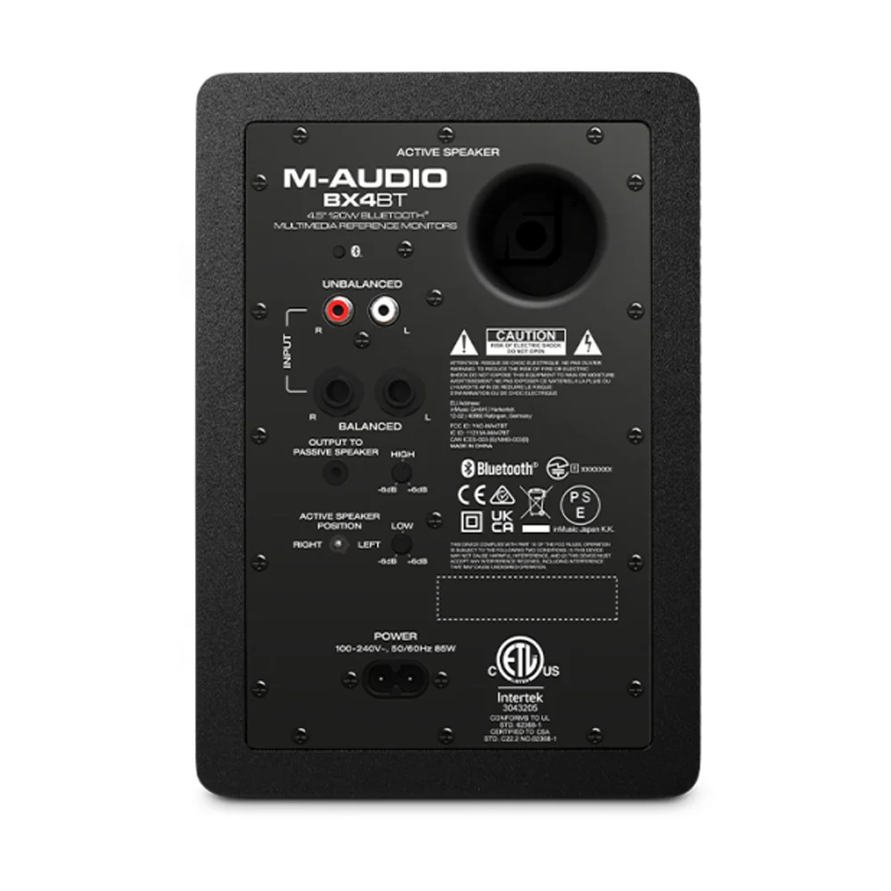 M-Audio BX4 Bluetooth Studio Monitors Speaker Set with 4-Inch Woofer 120W 2pc - Image 3