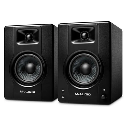 M-Audio BX4 D3 Powered Desktop Speakers Pair (Black) - Image 3