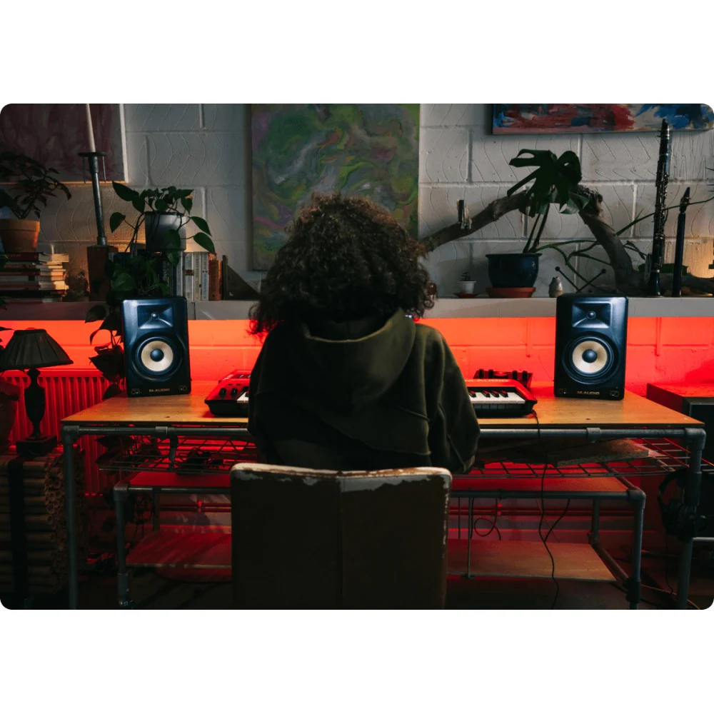 M-Audio Forty Sixty Bluetooth Nearfield Studio Monitor Speaker with DSP 100W - Image 4