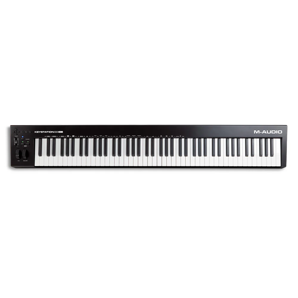 M-Audio Semi-Weighted MK3 Keystation Electronic Keyboard USB-MIDI Connect 88 Key - Image 2