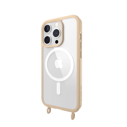 MagEasy Roam with Strap for iPhone 15 Pro - Beige - Image 2