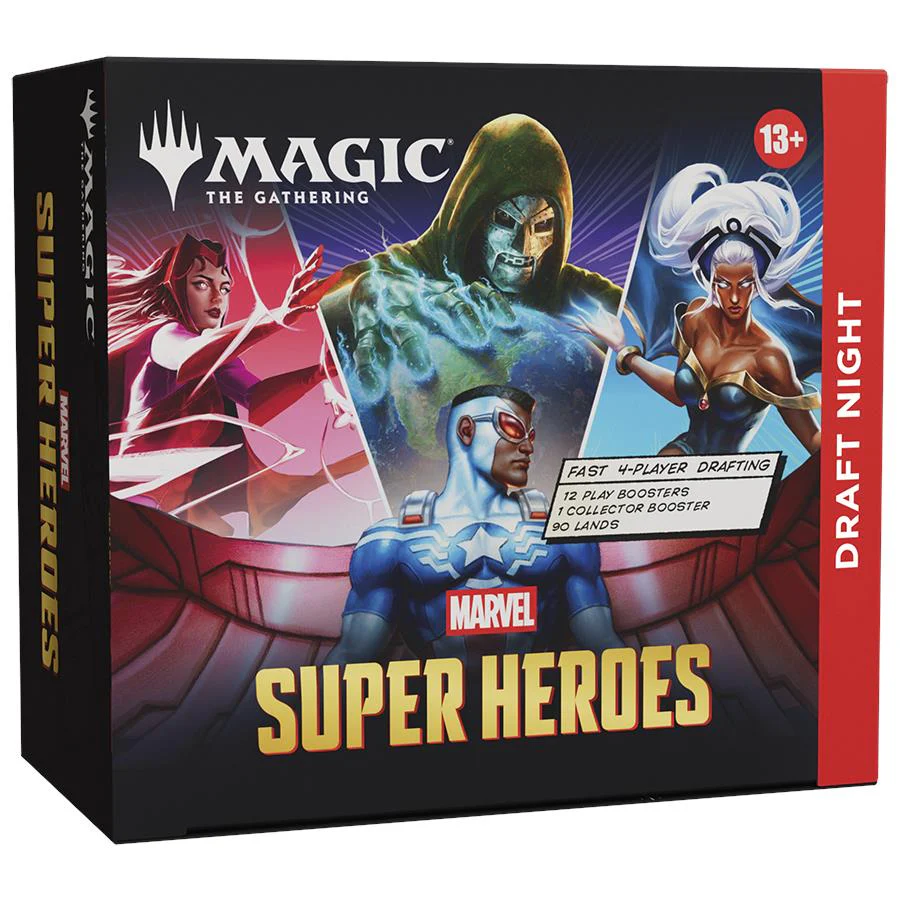 Magic The Gathering Trading Card Game - Marvel Super Heroes Draft Night - Image 3