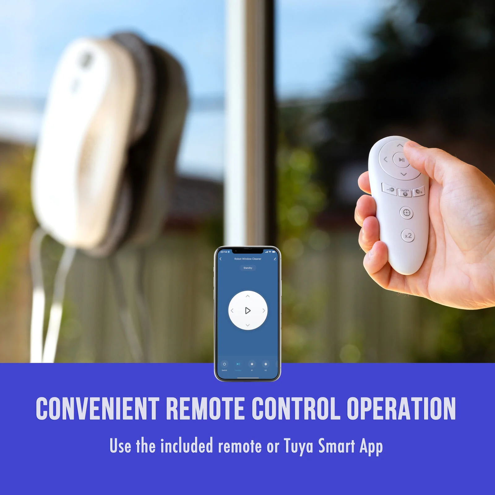 Magivaac Robot Window Cleaner with Smart App & Remote Control - Image 5
