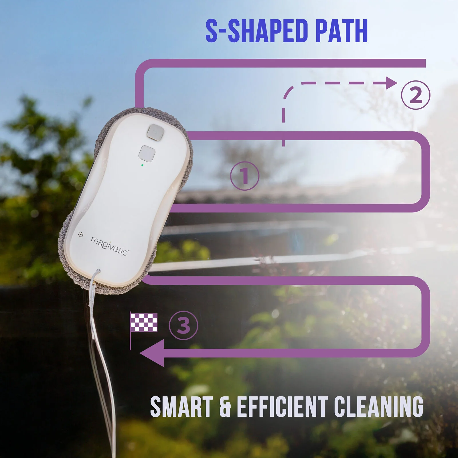 Magivaac Robot Window Cleaner with Smart App & Remote Control - Image 8