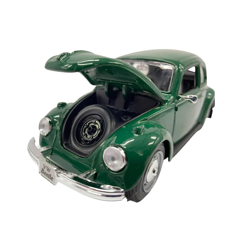 Maisto 1:24 Scale Volkswagen Beetle 1973 Green Diecast Car Model - Image 5