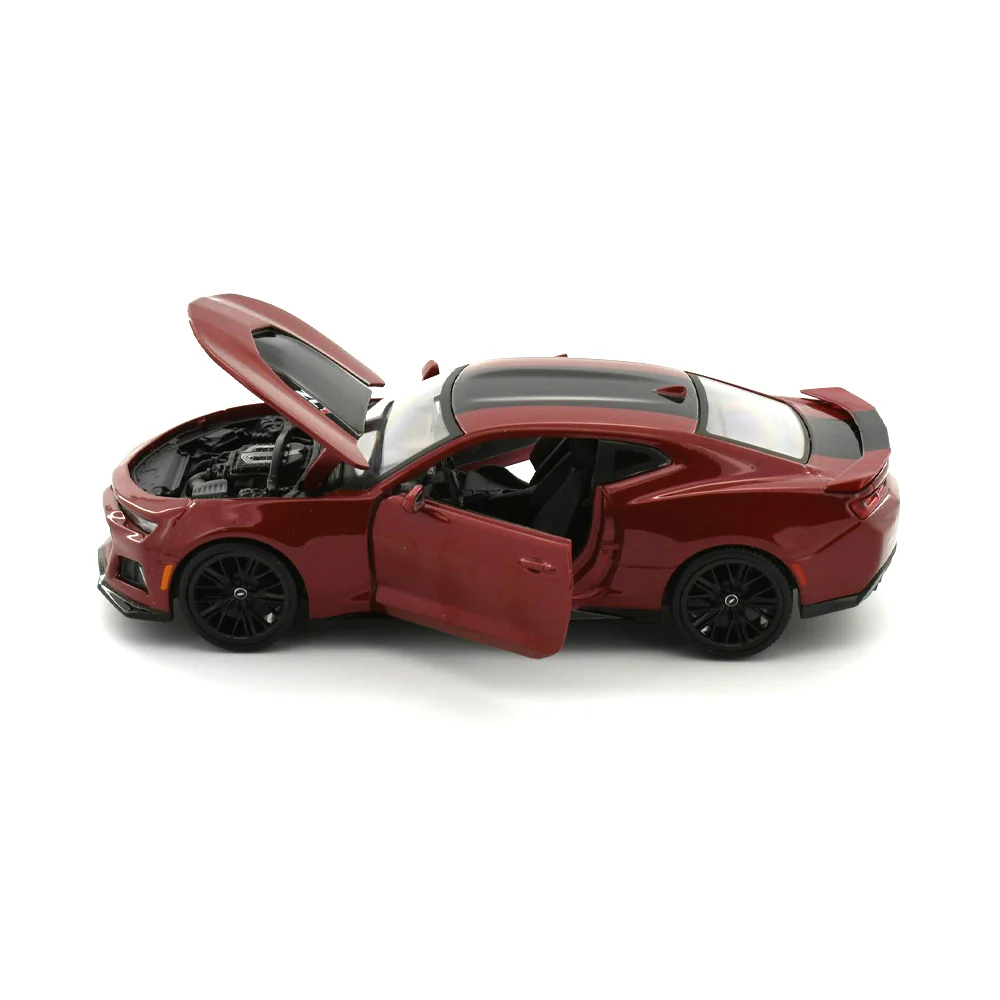 Maisto Licensed 1:24 Scale Chevrolet Camaro ZL-1 2017 Diecast Model Car (Red) - Image 2
