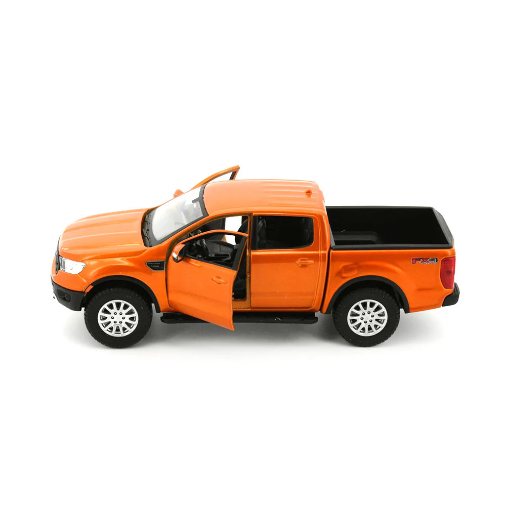 Maisto Licensed 1:27 Scale Ford Ranger 4 Door Cab 2019 Diecast Model Car Orange - Image 2