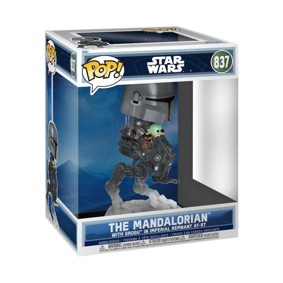 Mandalorian & Grogu (2026) - The Mandalorian with Grogu in Imperial Remnant AT-RT Pop! Ride - Image 2