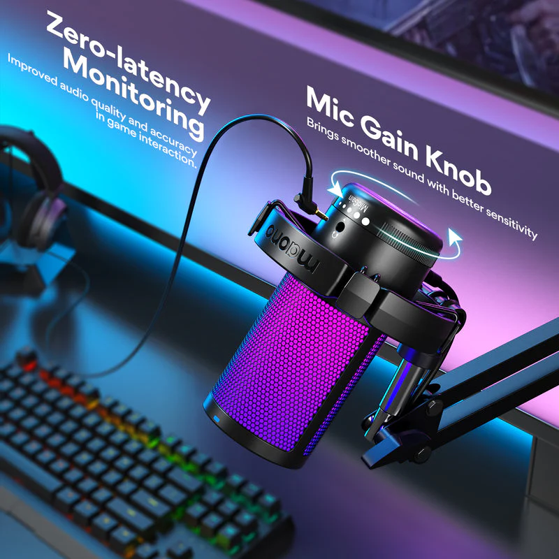 MAONO DGM20S Gamerwave Condenser USB Gaming RGB Microphone - Image 4