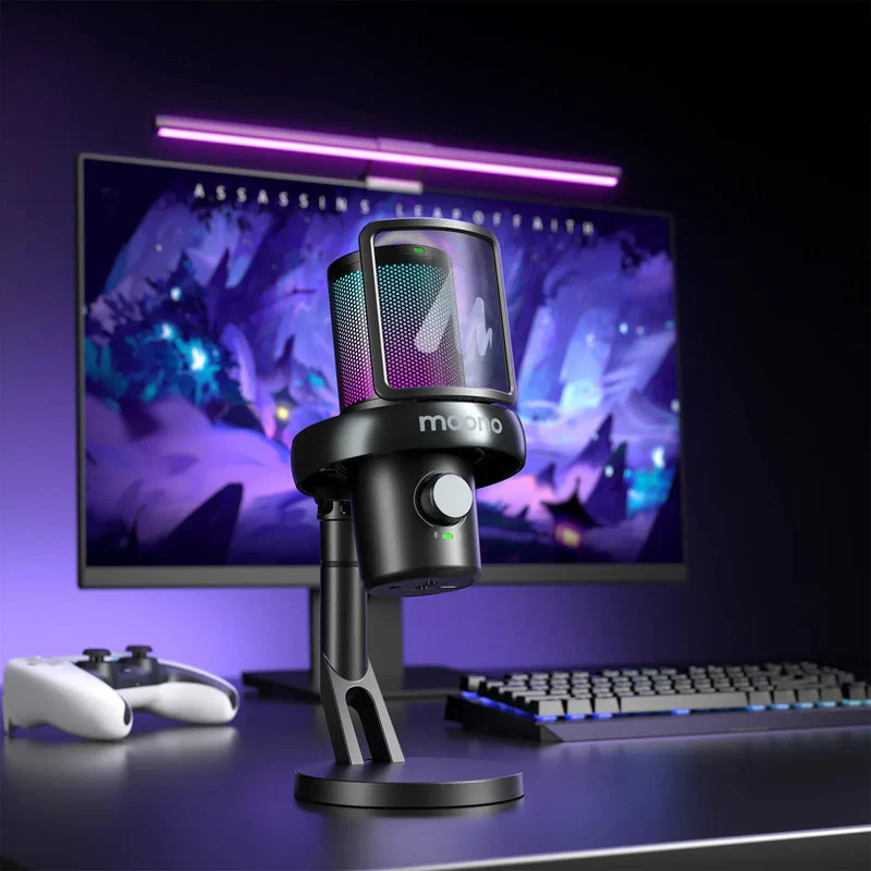 MAONO DM40 Pro USB/Wireless Gaming Desktop Microphone (Black) - Image 2