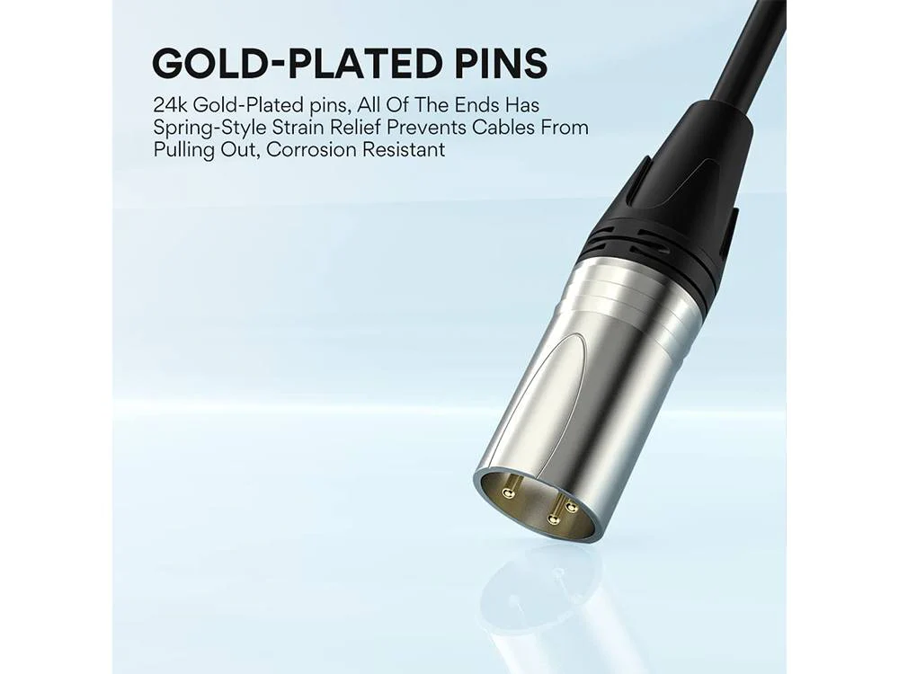 MAONO XLR Microphone Cable Premium XLR Patch Cable 180cm/6FT - Image 3