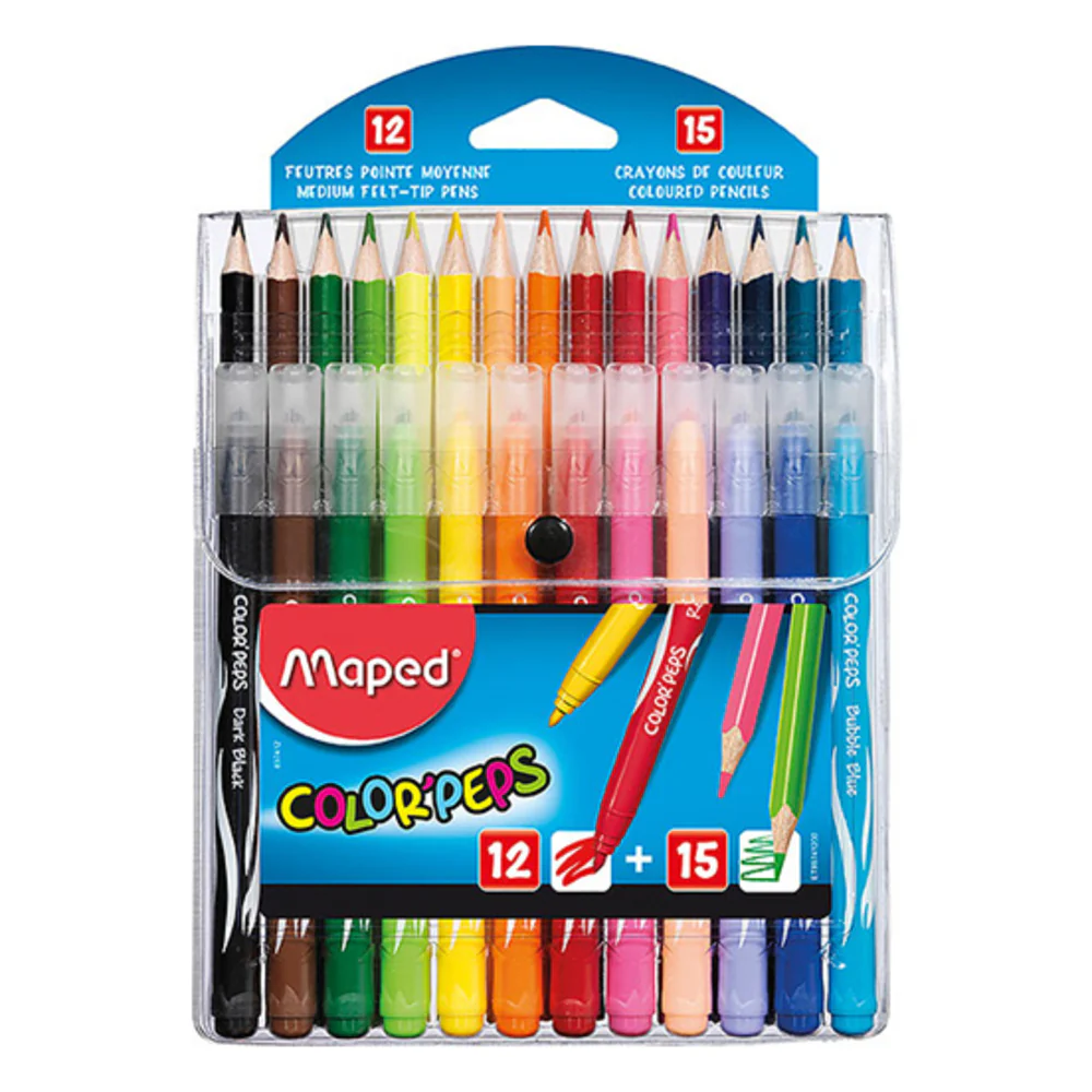 Maped ColorPeps Multi Pack with Colour pencils & Felt Tip Pens - Image 2