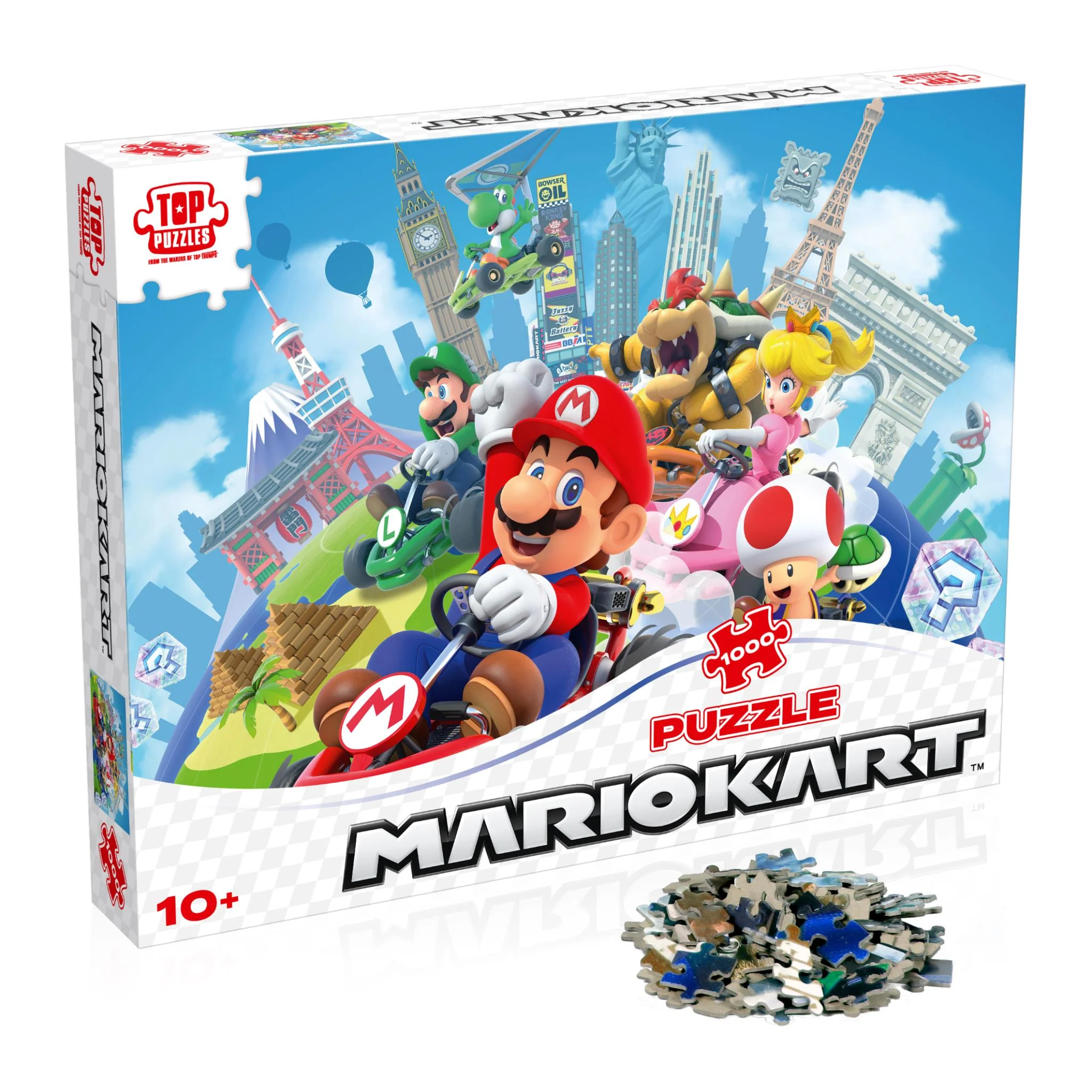 Mario Kart - Around The World 1000 Piece Puzzle - Image 2