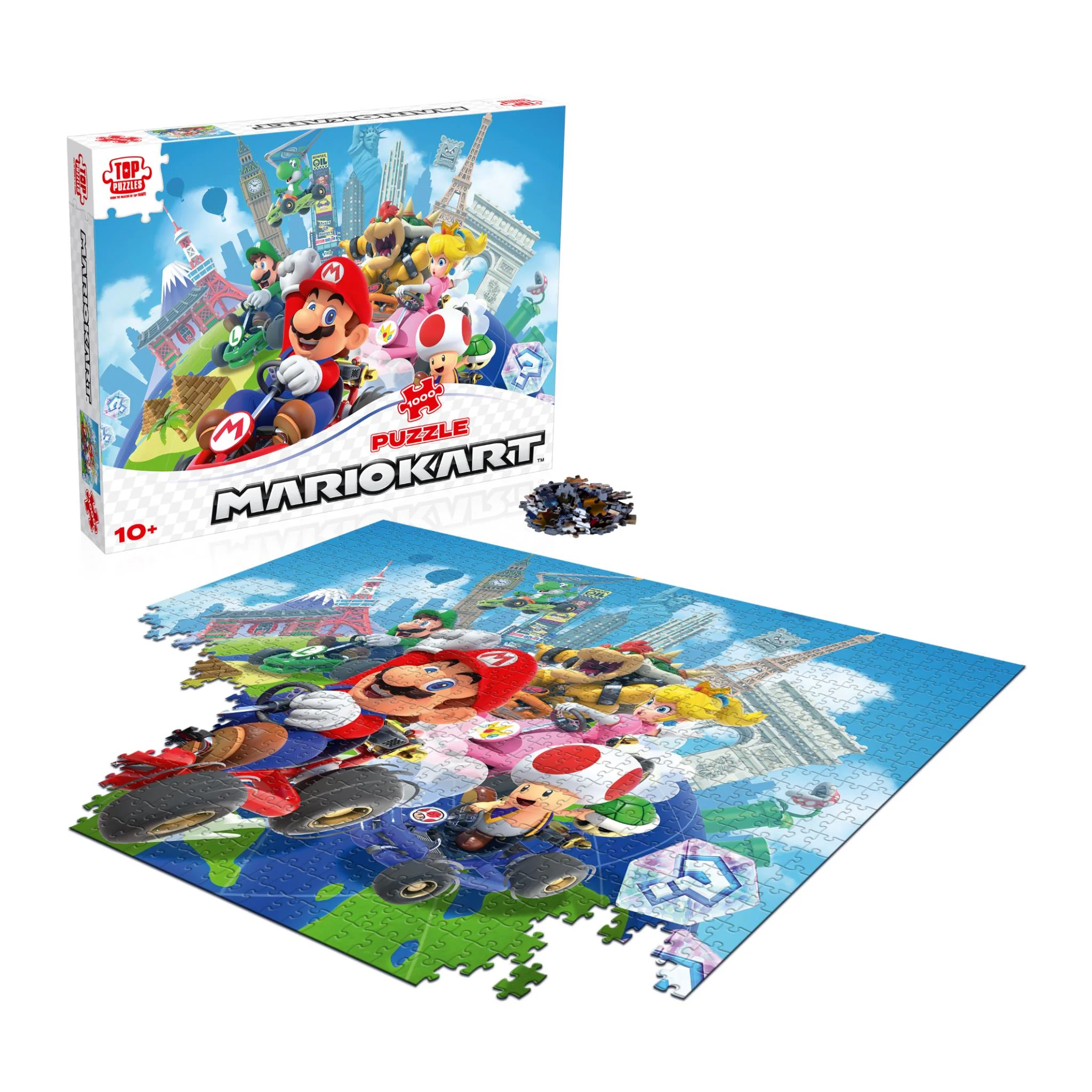 Mario Kart - Around The World 1000 Piece Puzzle - Image 3